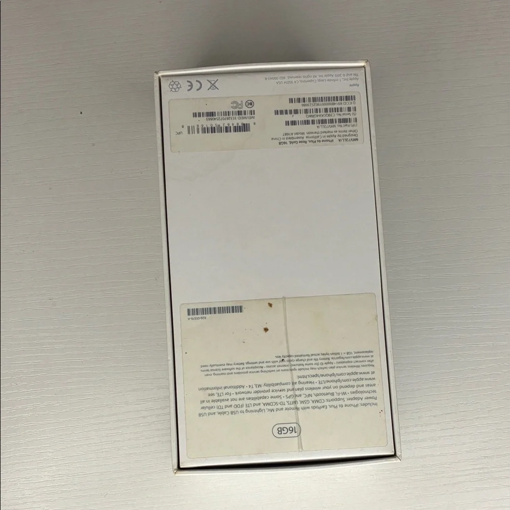Apple iPhone 6s Rose Gold - Classic Rose Gold Smartphone box